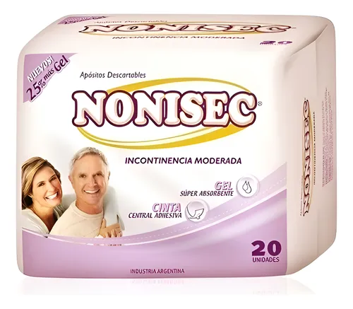 NONISEC APOSITOS INCONTINENCIA MODERADA – Pañalera Belyan